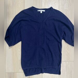 Nordstrom Silk-Cashmere V-Neck Sweater Tee